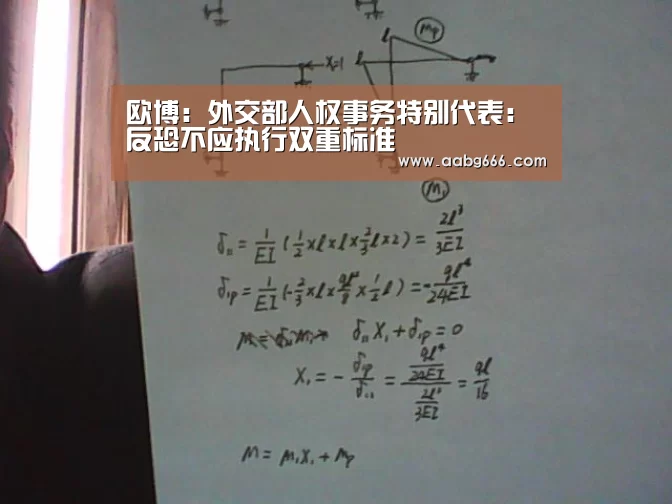 欧博:外交部人权事务特别代表:反恐不应执行双重标准(图2) 欧博官网注册